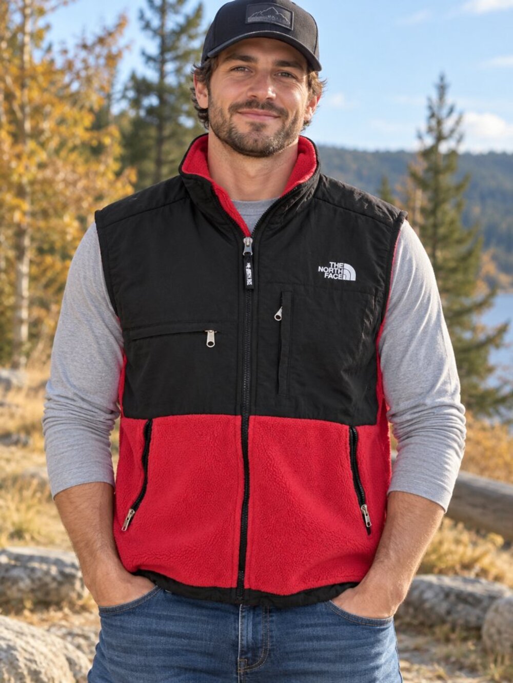 Mens The North Face Fleece Vest - MEDIUM